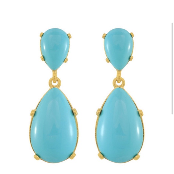NWT Authentic Luxe Minimalist Kenneth Jay Lane Turquoise...
